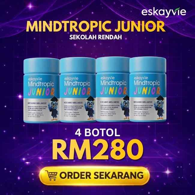 Mindtropic Junior ( Sekolah Rendah ) 4 Botol